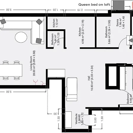 Luxury Design Gem In Center With Sauna And Workspace *